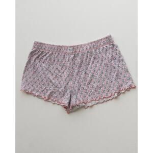 Tommy Hilfiger Pink Patterned Pajama Shorts Small